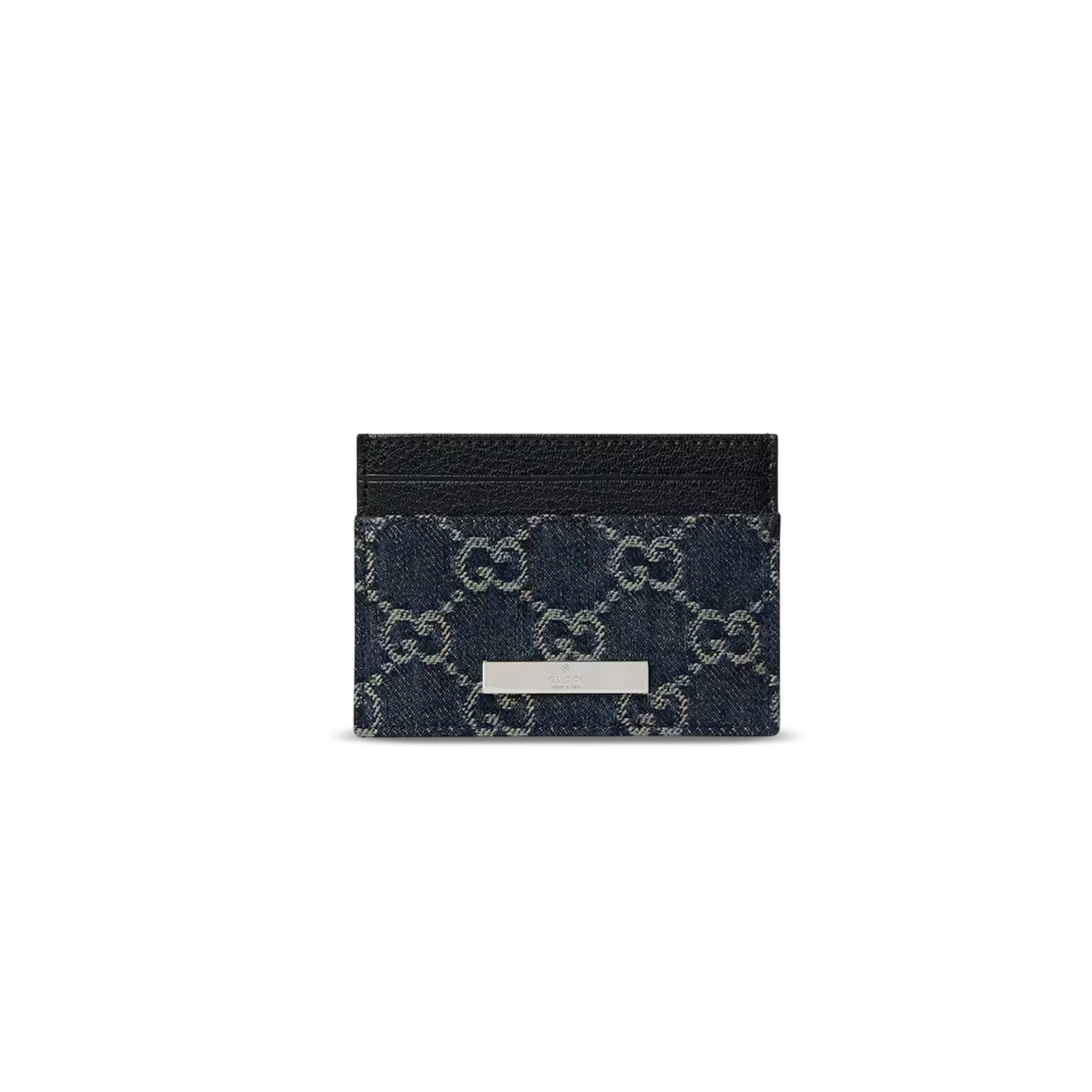 GUCCI CARD CASE WITH GUCCI PLAQUE 875795 (10*7cm)